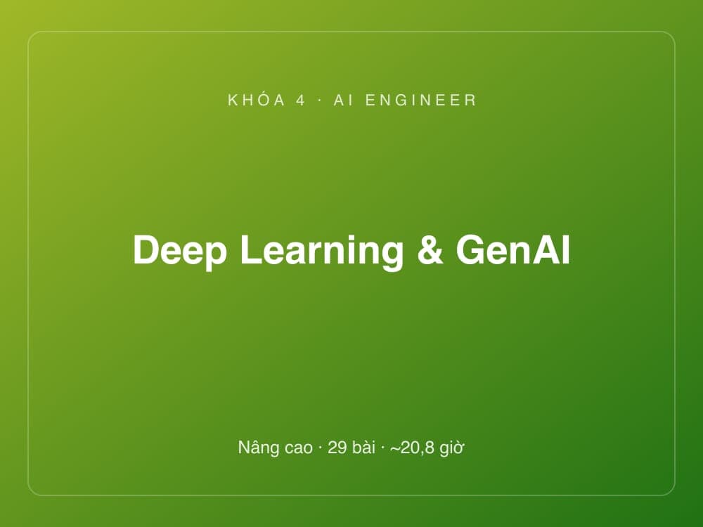 Deep Learning & GenAI